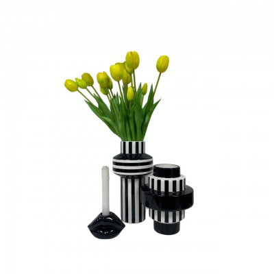 Vaso in ceramica Stripes