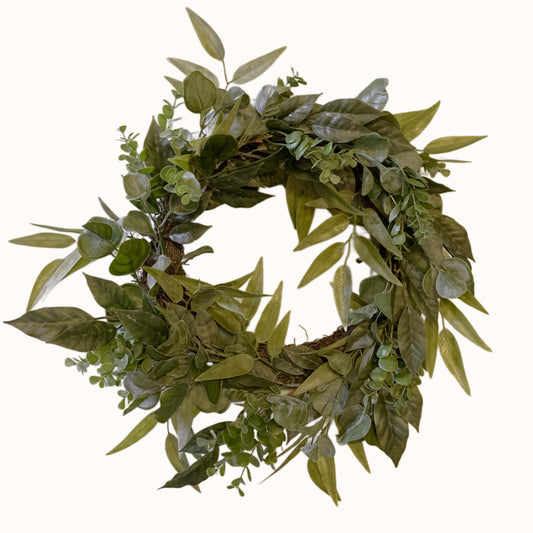 Corona decorativa eucalyptus alloro