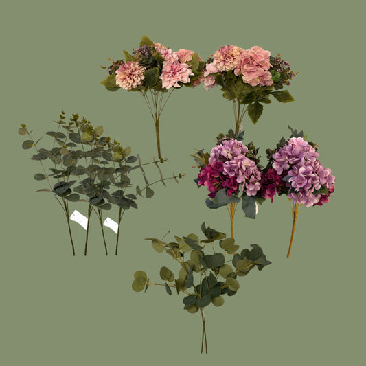 Composizione di fiori artificiali